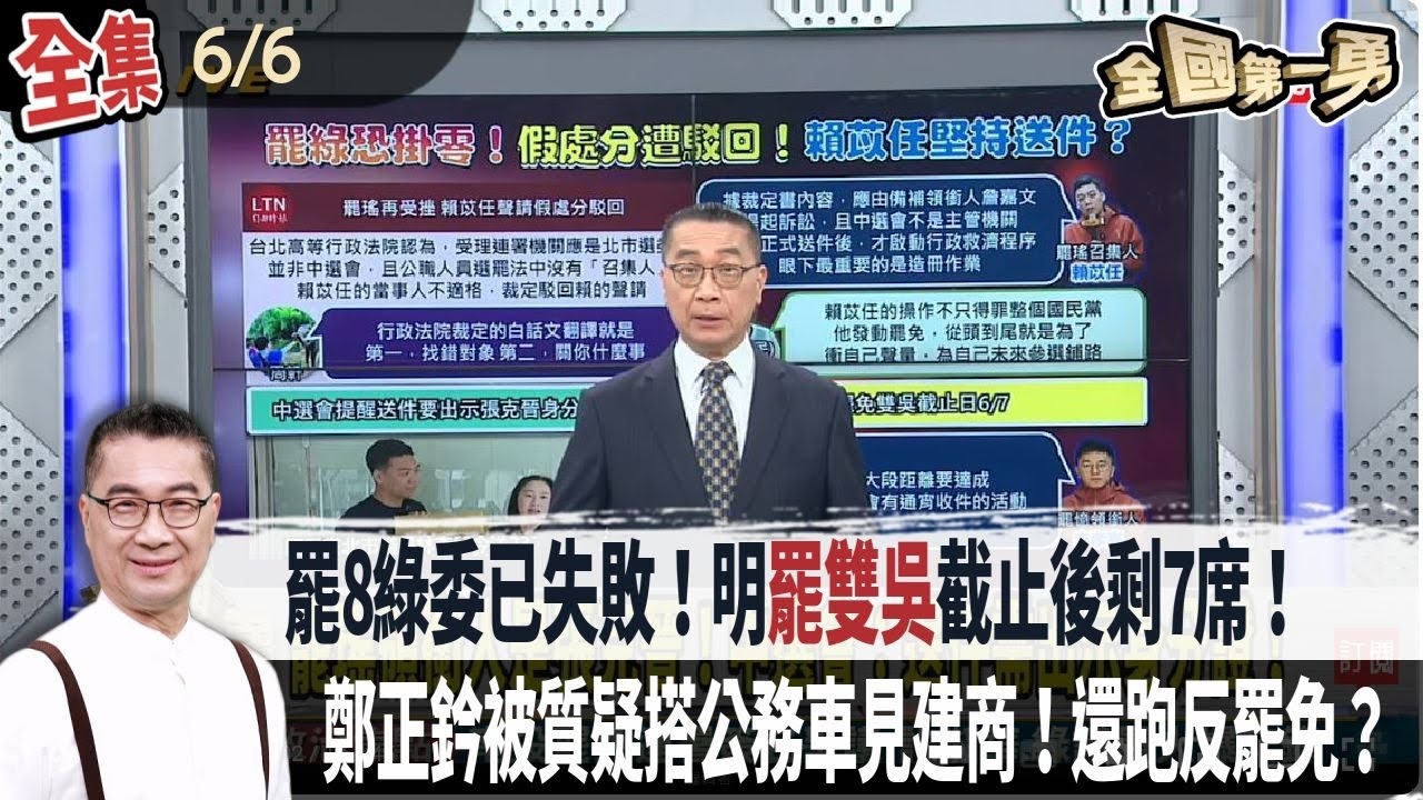 罷8綠委已失敗！明"罷雙吳"截止後剩7席！以罷制罷變夢一場？嘉檢昨再搜索藍嘉縣黨部！